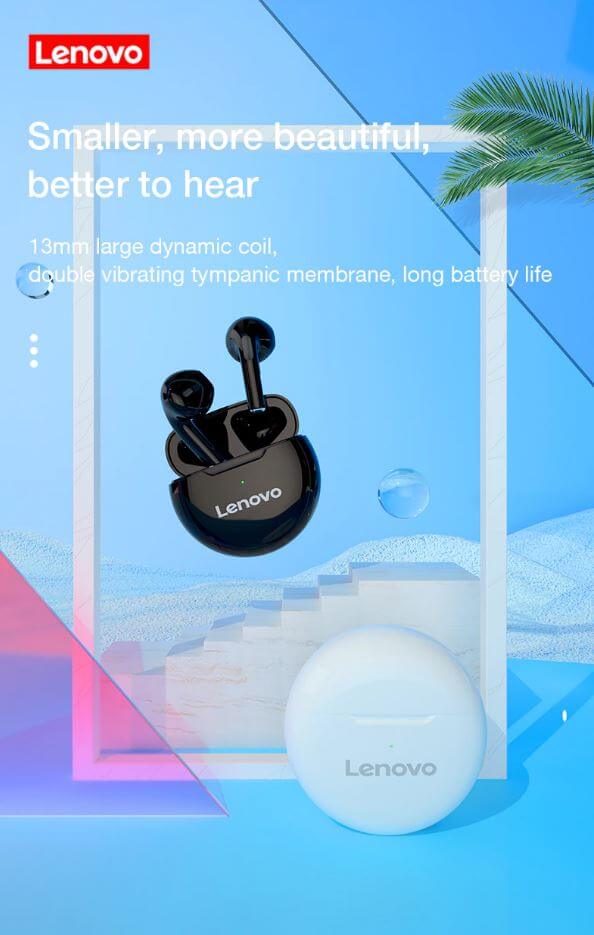 مشخصات، قیمت و خرید ایرپاد بلوتوثی لنوو مدل HT38 فروشگاه اینترنتی آتازتک