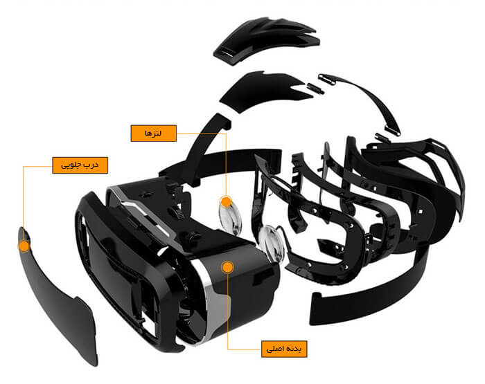 عینک واقعیت مجازی با هدفون VRP-G04EA